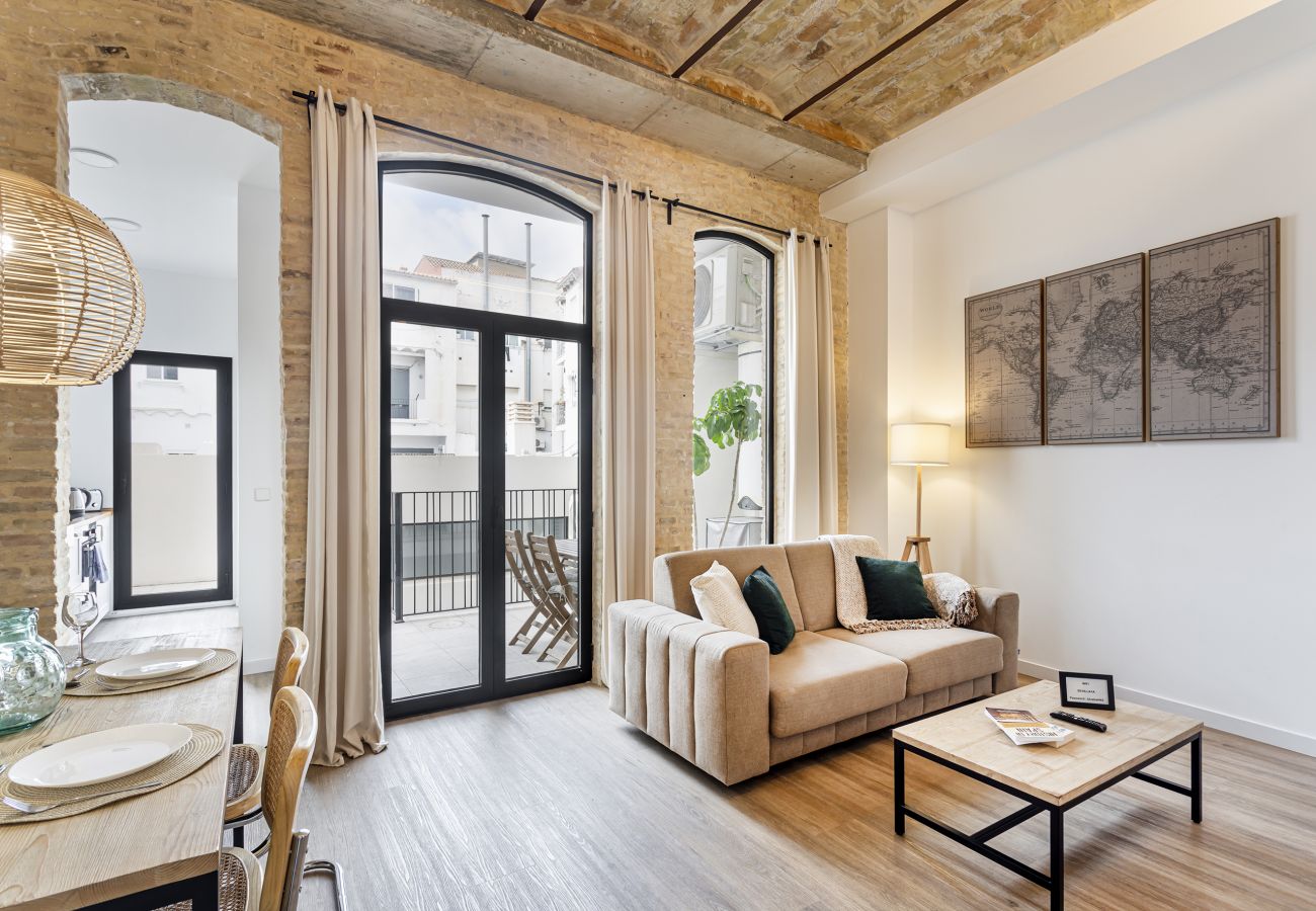 Apartment in Valencia / València - 2BD Apt with Terrace. Ruzafa 2A 